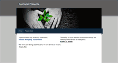 Desktop Screenshot of economicpresence.com
